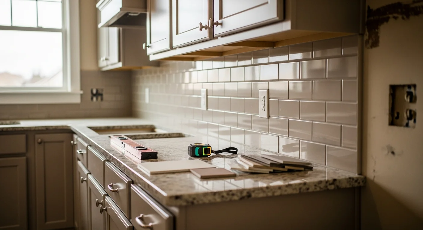 Custom kitchen and bathroom remodeling project